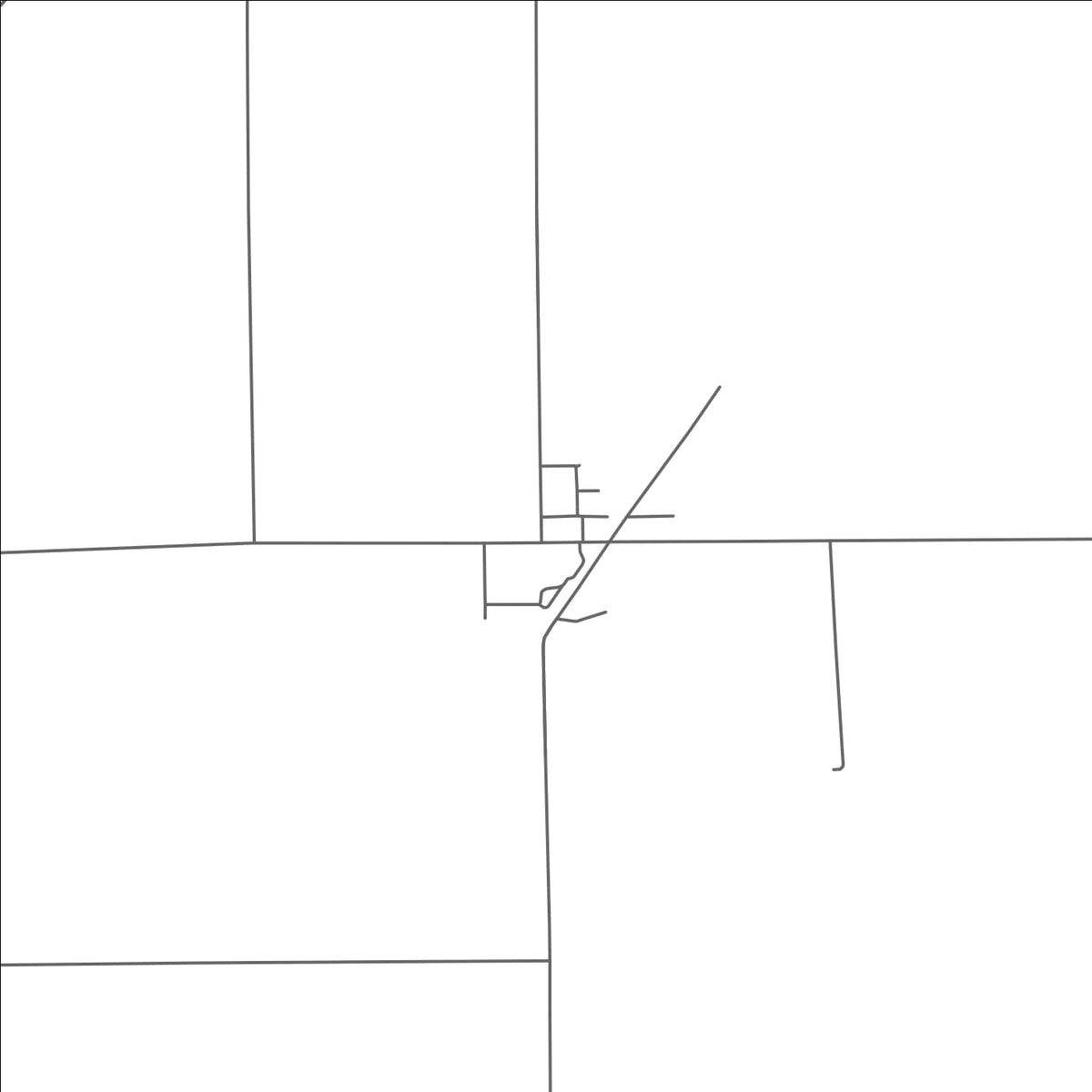 ROAD MAP OF TURNER, MICHIGAN BY MAPBAKES