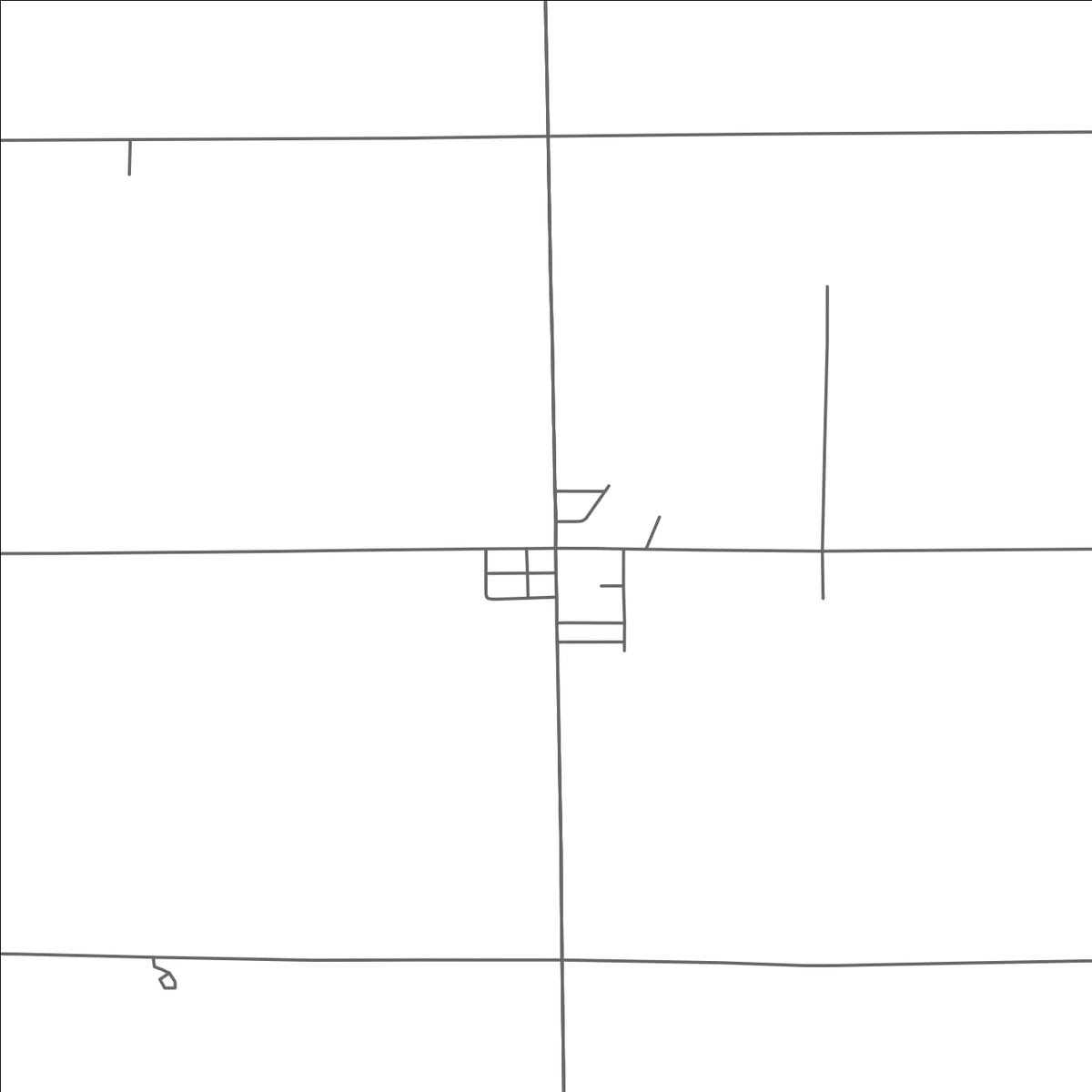 ROAD MAP OF TWINING, MICHIGAN BY MAPBAKES