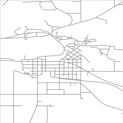 ROAD MAP OF WAKEFIELD, MICHIGAN BY MAPBAKES