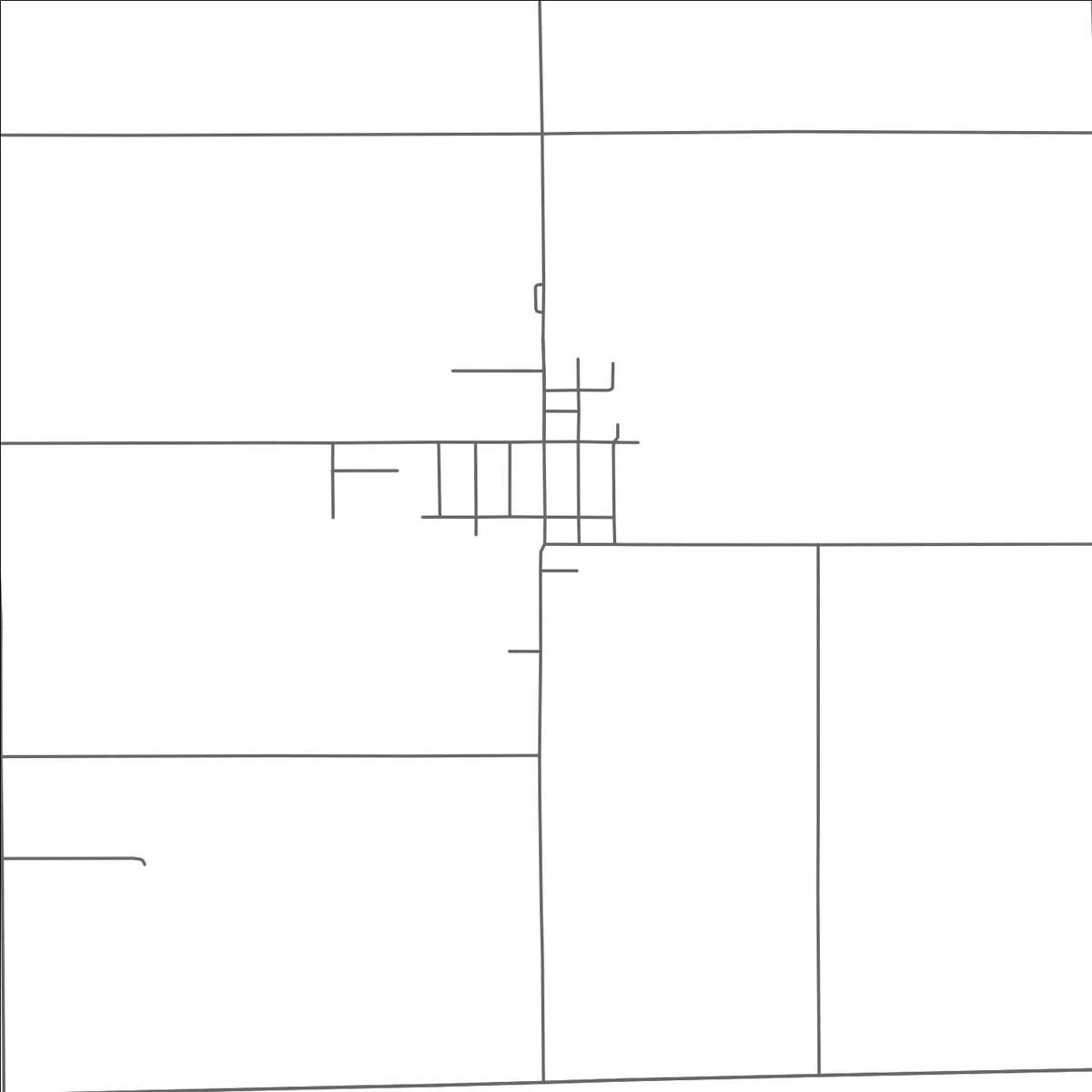 ROAD MAP OF WALDRON, MICHIGAN BY MAPBAKES