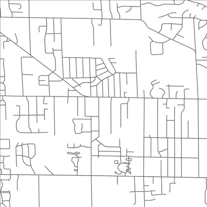 ROAD MAP OF WALKER, MICHIGAN BY MAPBAKES