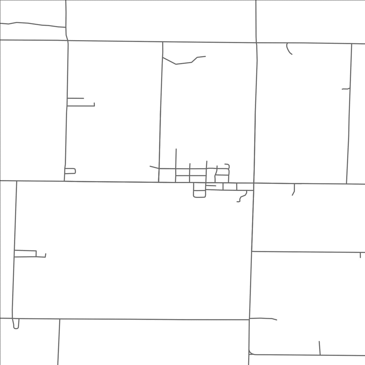 ROAD MAP OF WALKERVILLE, MICHIGAN BY MAPBAKES