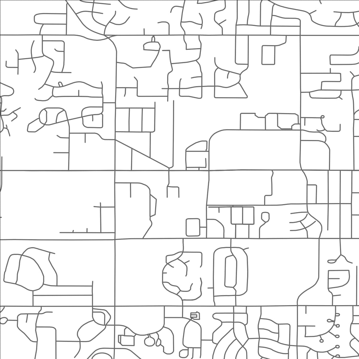 ROAD MAP OF WAVERLY, MICHIGAN BY MAPBAKES