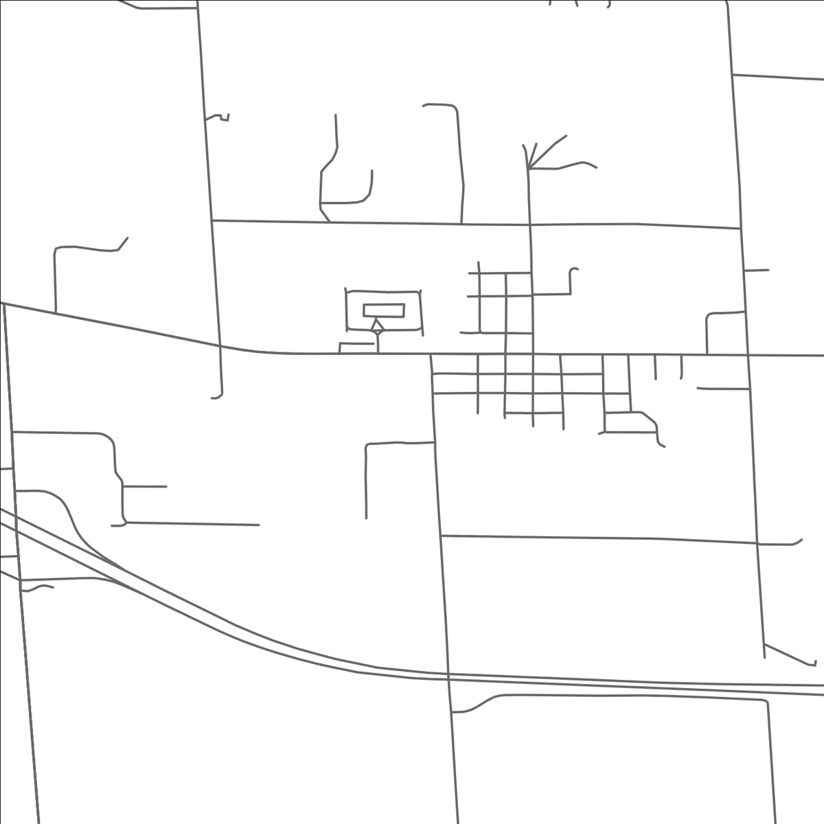 ROAD MAP OF WEBBERVILLE, MICHIGAN BY MAPBAKES