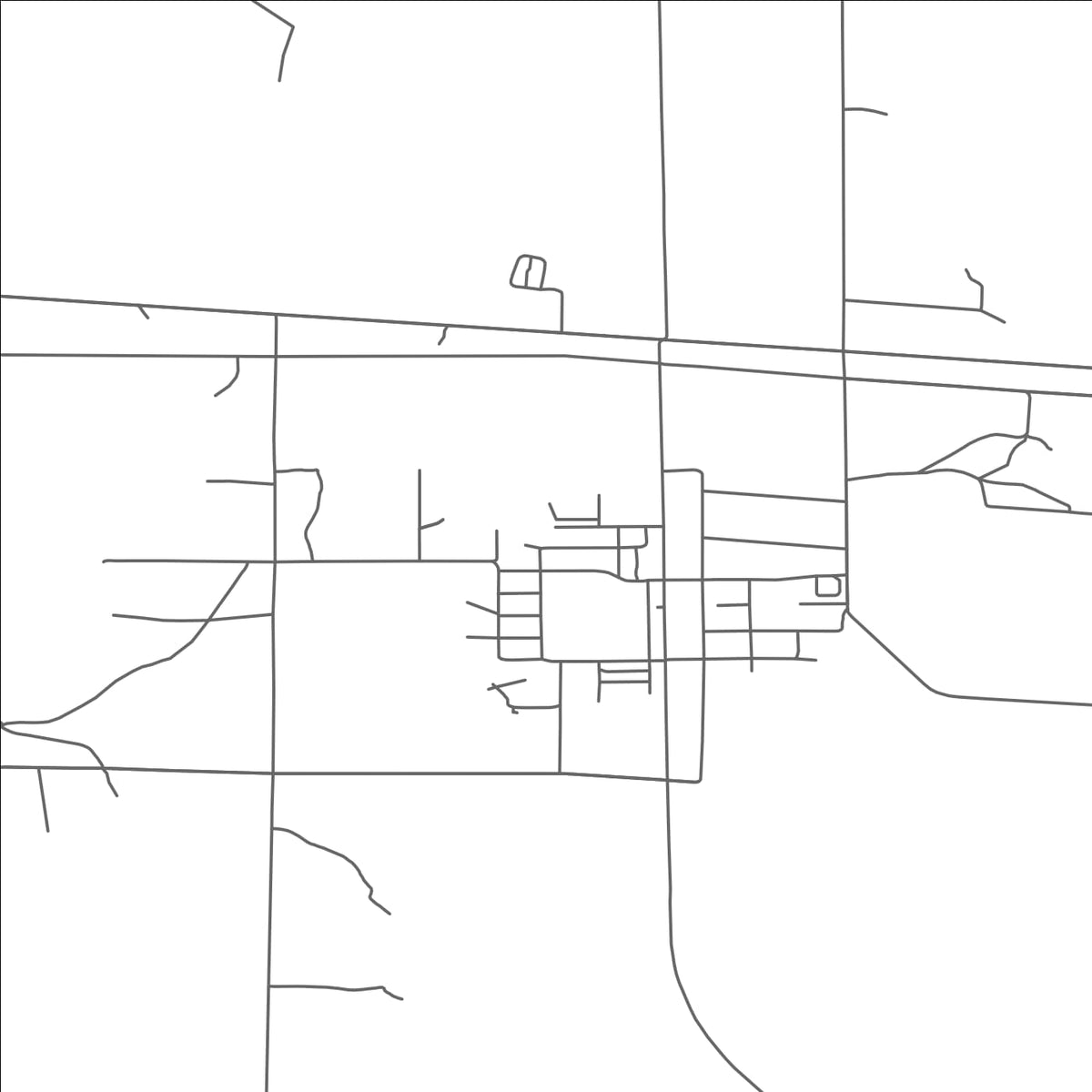 ROAD MAP OF WELLSTON, MICHIGAN BY MAPBAKES