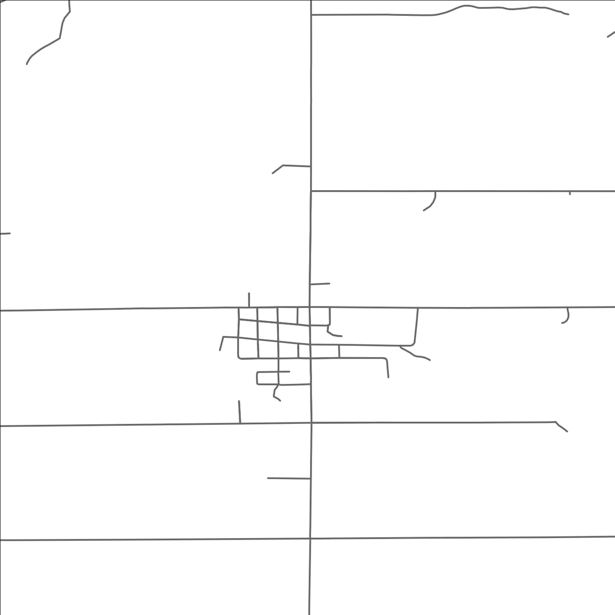 ROAD MAP OF WHITTEMORE, MICHIGAN BY MAPBAKES