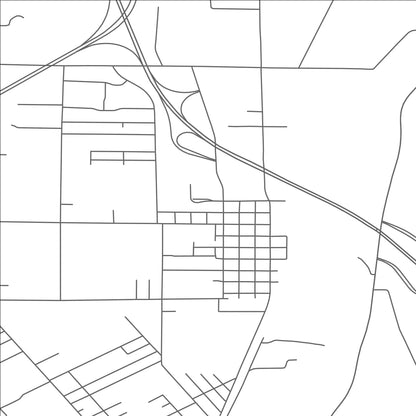 ROAD MAP OF ZILWAUKEE, MICHIGAN BY MAPBAKES