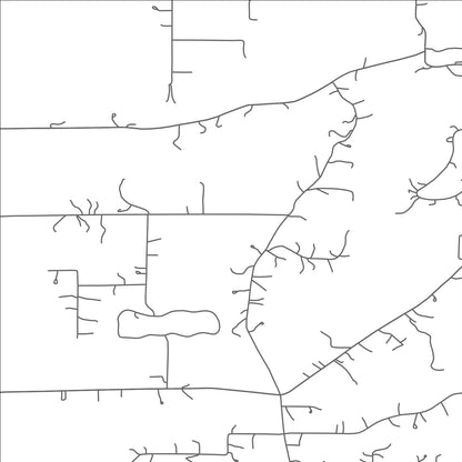 ROAD MAP OF AFTON, MINNESOTA BY MAPBAKES