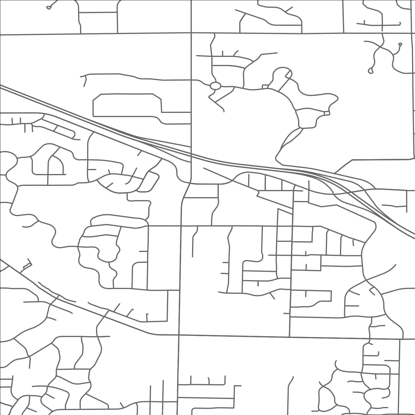 ROAD MAP OF ALBERTVILLE, MINNESOTA BY MAPBAKES