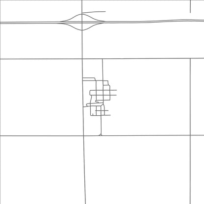 ROAD MAP OF ALPHA, MINNESOTA BY MAPBAKES