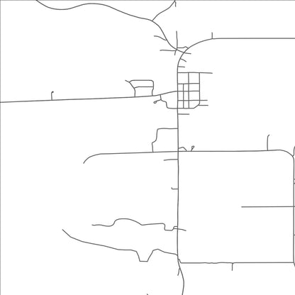 ROAD MAP OF ALTURA, MINNESOTA BY MAPBAKES