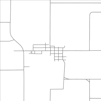 ROAD MAP OF AMBOY, MINNESOTA BY MAPBAKES