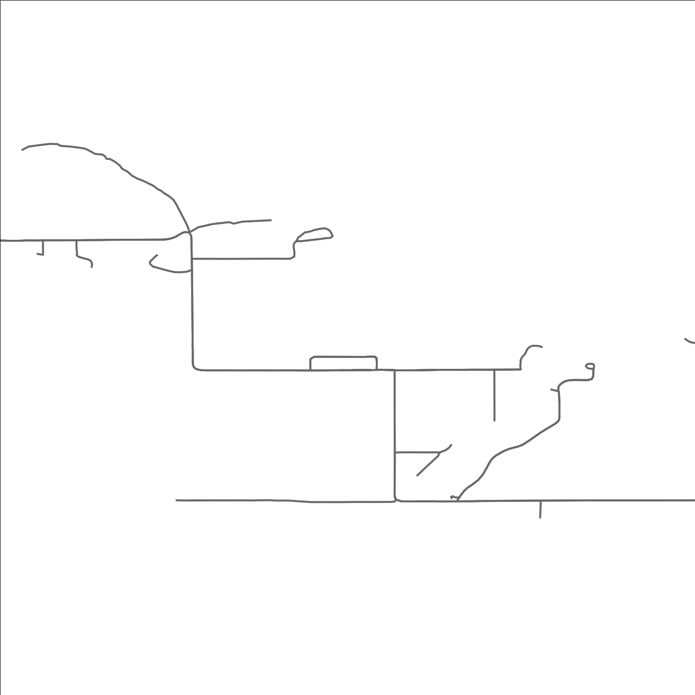 ROAD MAP OF ANGLE INLET, MINNESOTA BY MAPBAKES