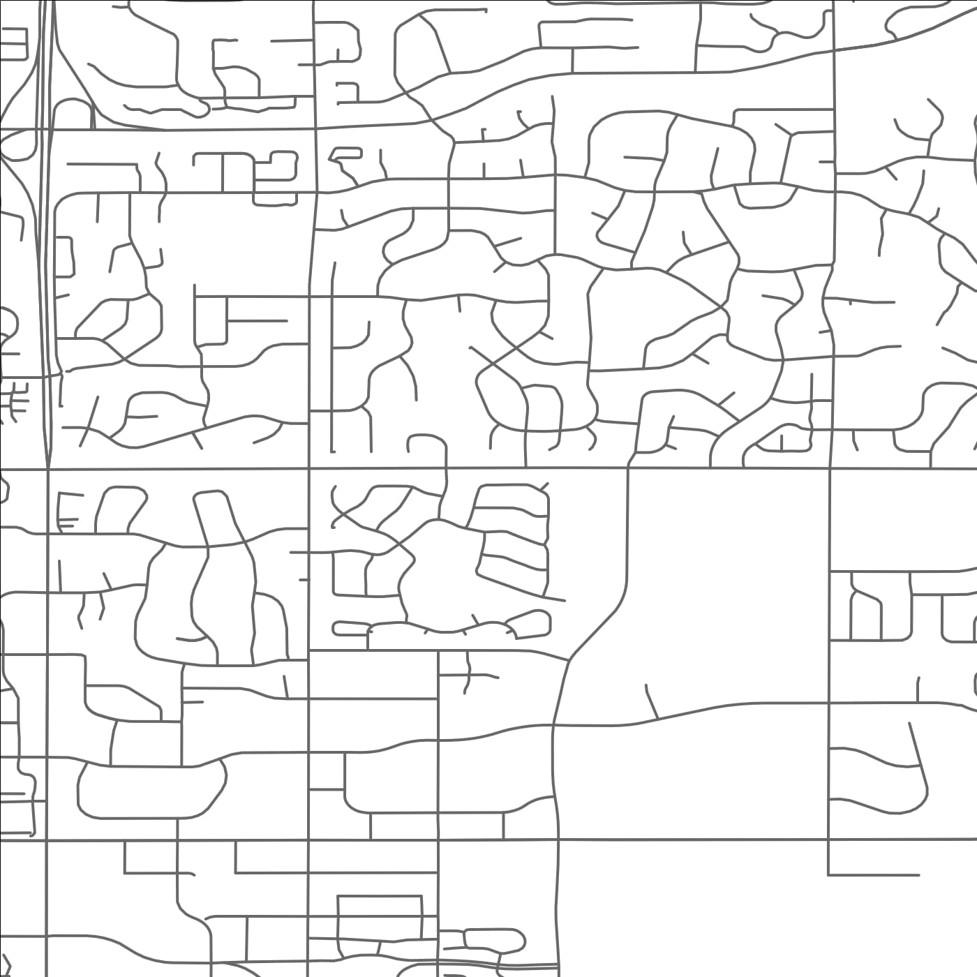 ROAD MAP OF APPLE VALLEY, MINNESOTA BY MAPBAKES