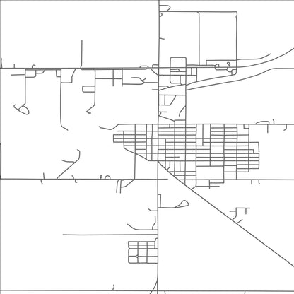 ROAD MAP OF APPLETON, MINNESOTA BY MAPBAKES