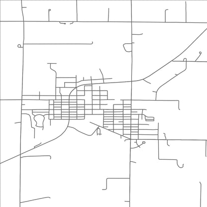 ROAD MAP OF ARLINGTON, MINNESOTA BY MAPBAKES