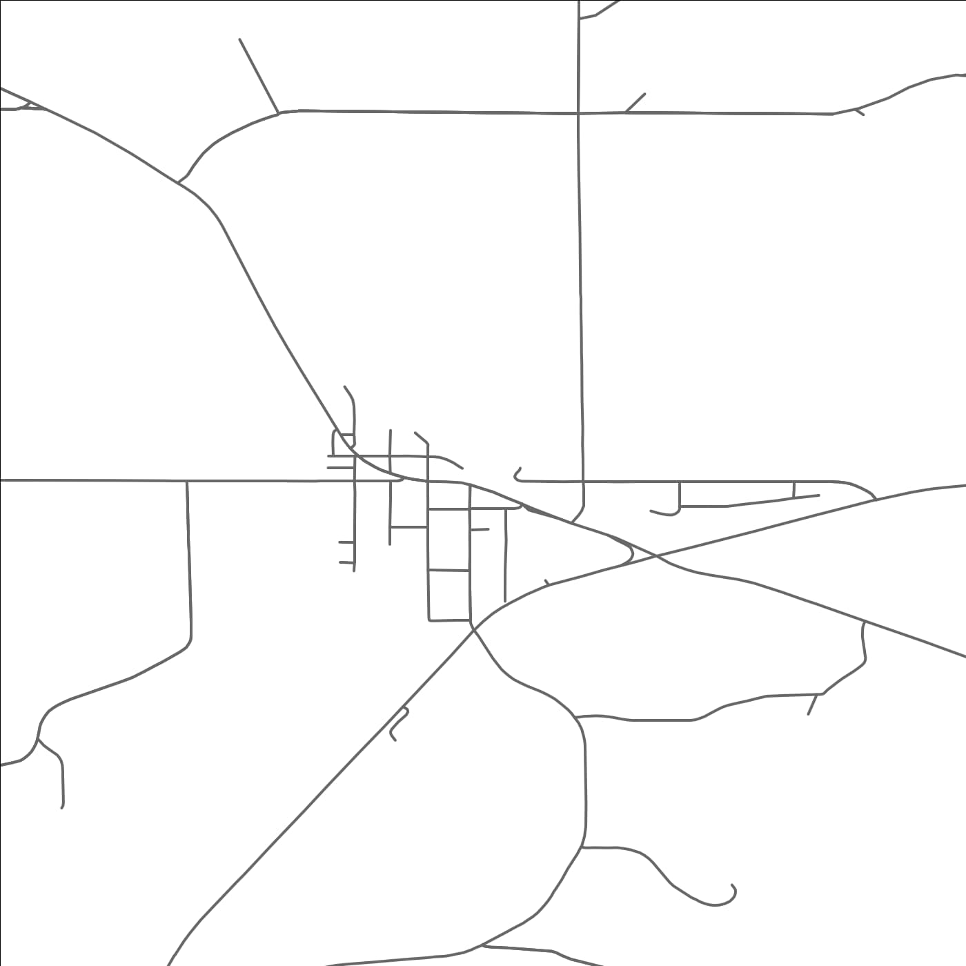 ROAD MAP OF ASHBY, MINNESOTA BY MAPBAKES