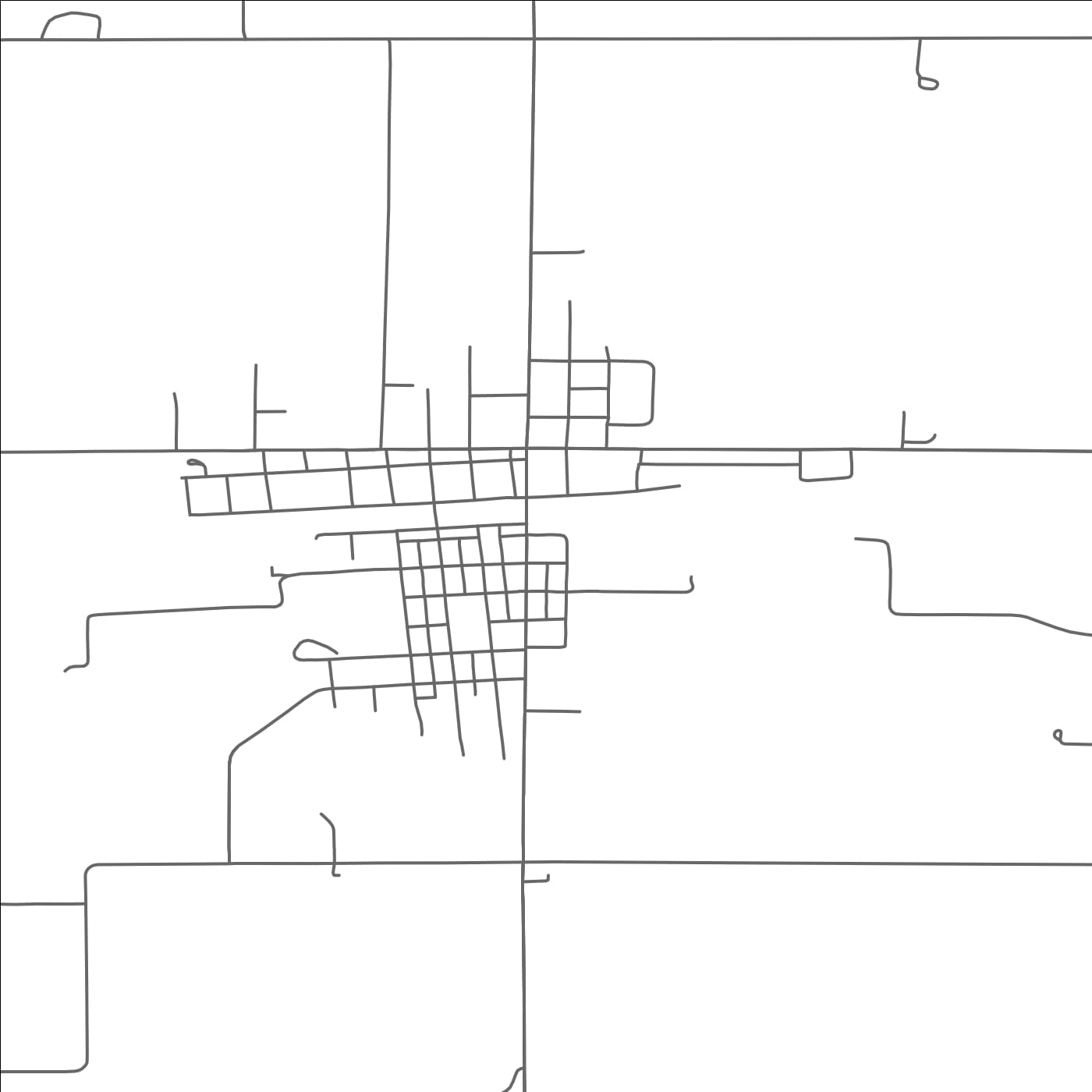 ROAD MAP OF ATWATER, MINNESOTA BY MAPBAKES