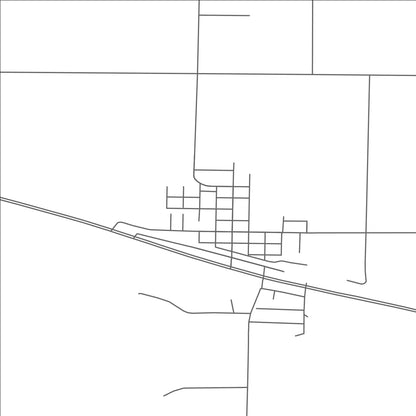 ROAD MAP OF AUDUBON, MINNESOTA BY MAPBAKES