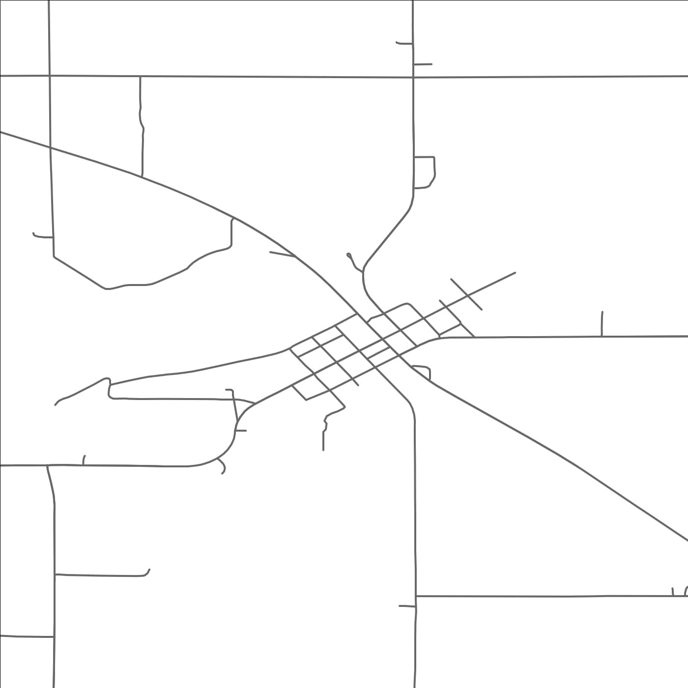 ROAD MAP OF AVOCA, MINNESOTA BY MAPBAKES