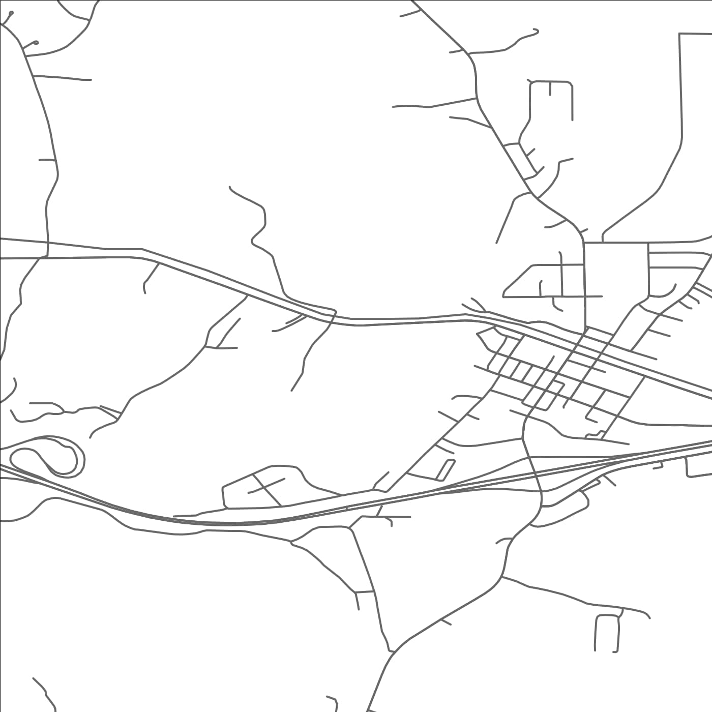 ROAD MAP OF AVON, MINNESOTA BY MAPBAKES