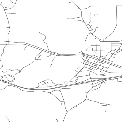 ROAD MAP OF AVON, MINNESOTA BY MAPBAKES