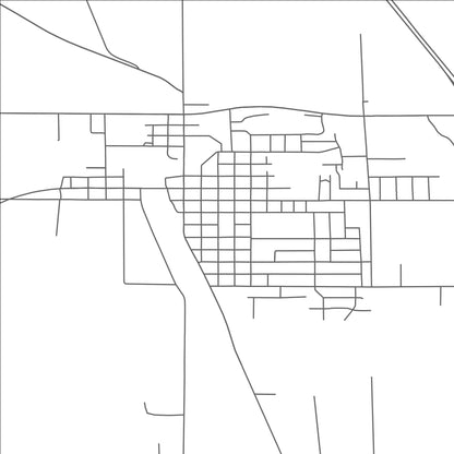 ROAD MAP OF BARNESVILLE, MINNESOTA BY MAPBAKES