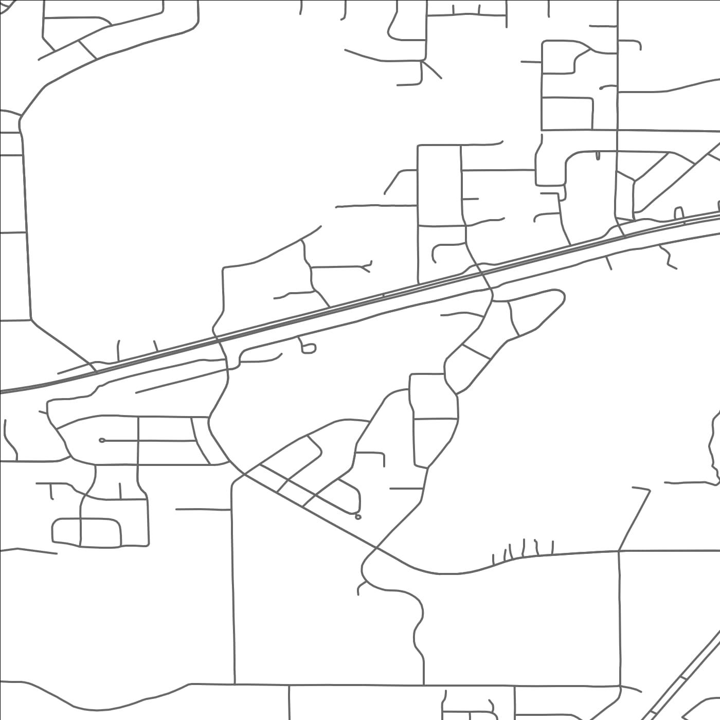 ROAD MAP OF BAXTER, MINNESOTA BY MAPBAKES