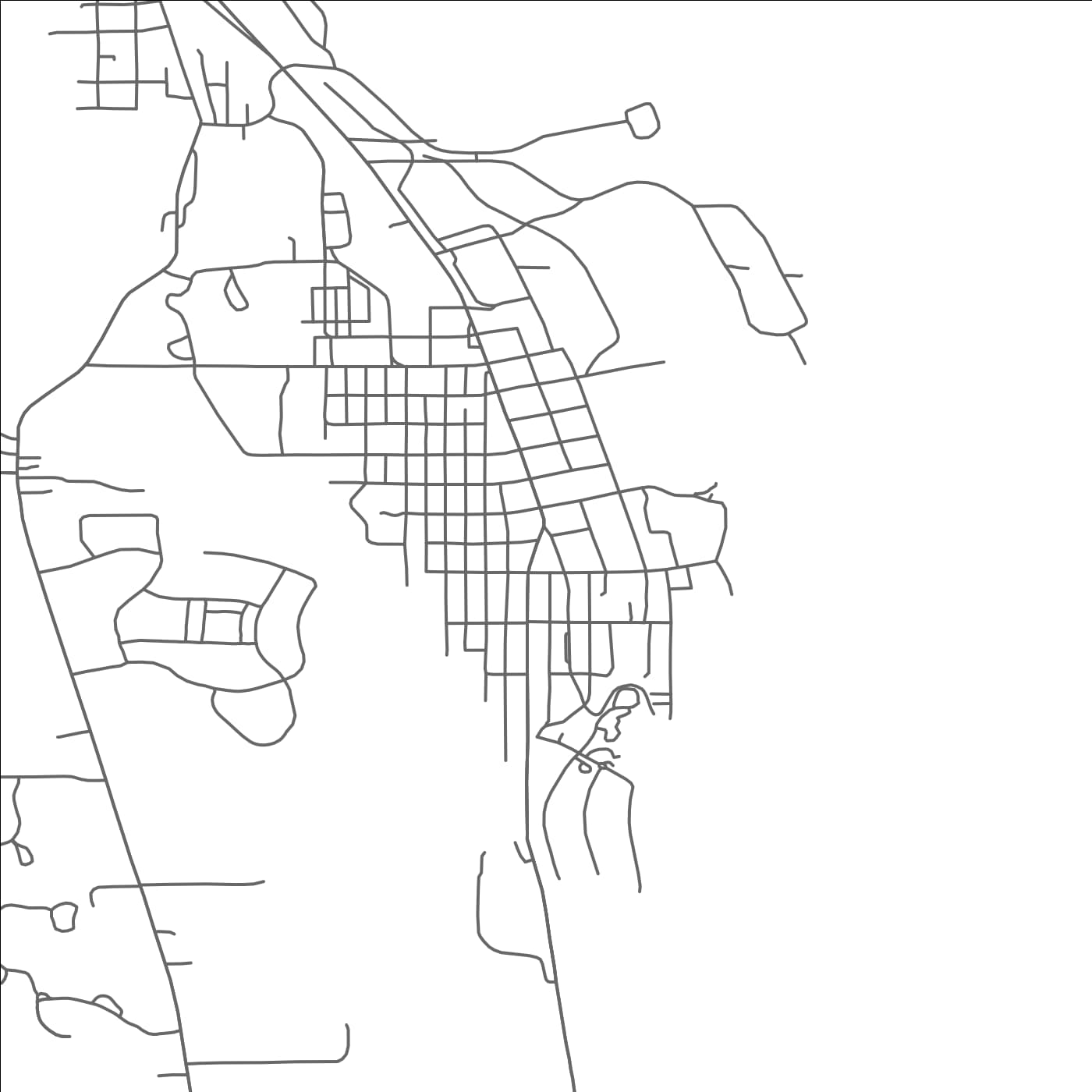 ROAD MAP OF BAYPORT, MINNESOTA BY MAPBAKES