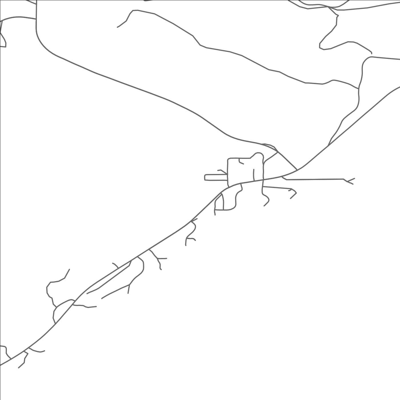 ROAD MAP OF BEAVER BAY, MINNESOTA BY MAPBAKES