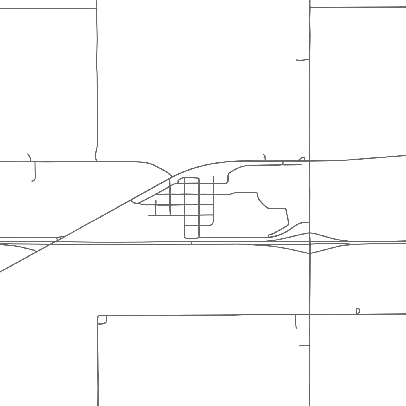 ROAD MAP OF BEAVER CREEK, MINNESOTA BY MAPBAKES