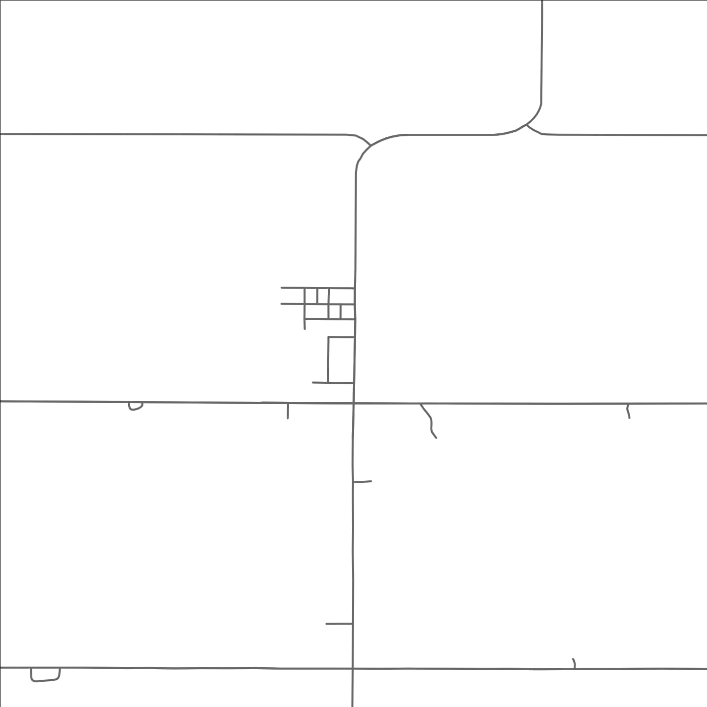 ROAD MAP OF BELLECHESTER, MINNESOTA BY MAPBAKES