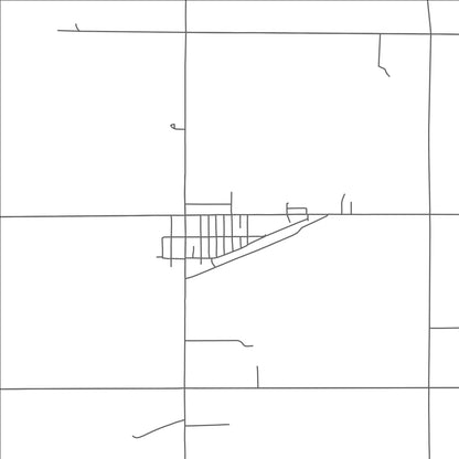 ROAD MAP OF BELLINGHAM, MINNESOTA BY MAPBAKES