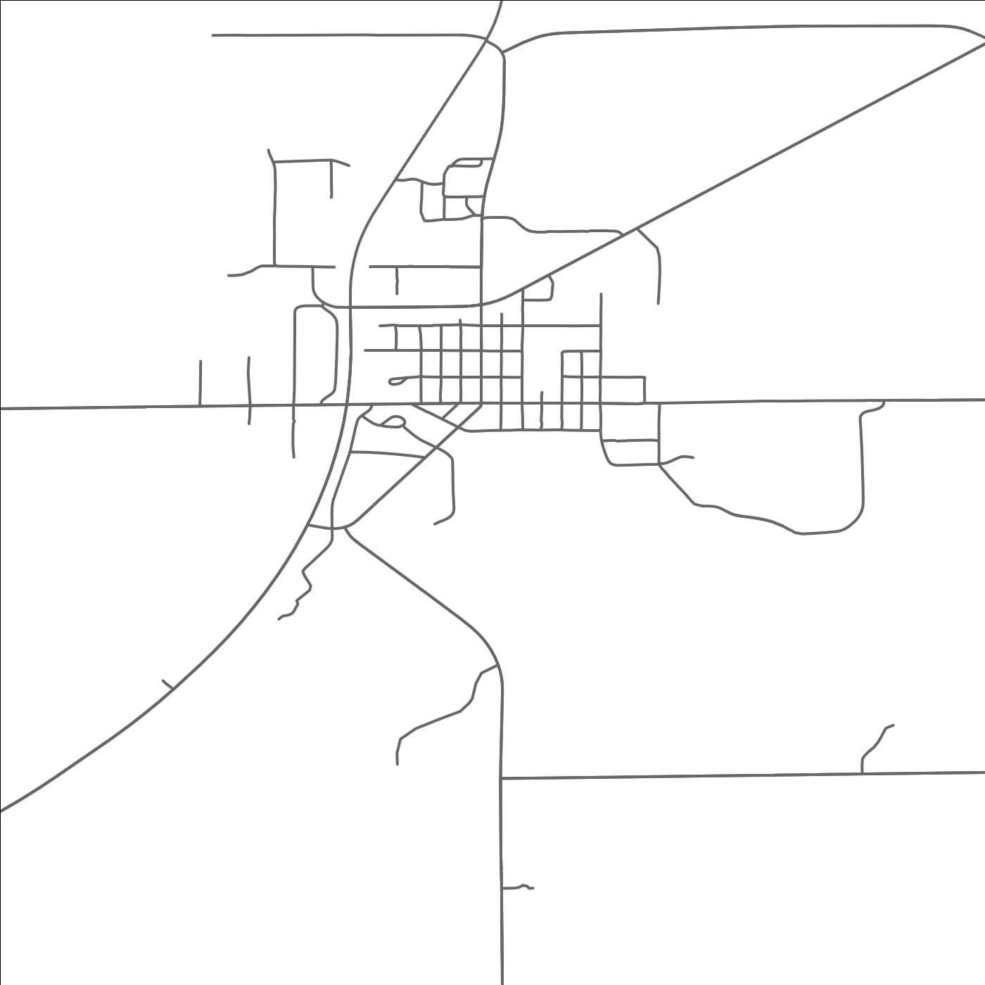 ROAD MAP OF BLACKDUCK, MINNESOTA BY MAPBAKES