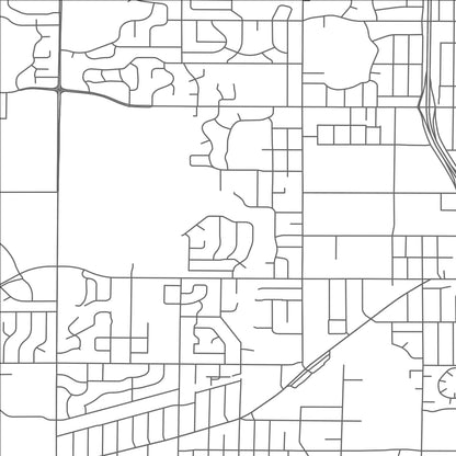 ROAD MAP OF BLOOMINGTON, MINNESOTA BY MAPBAKES