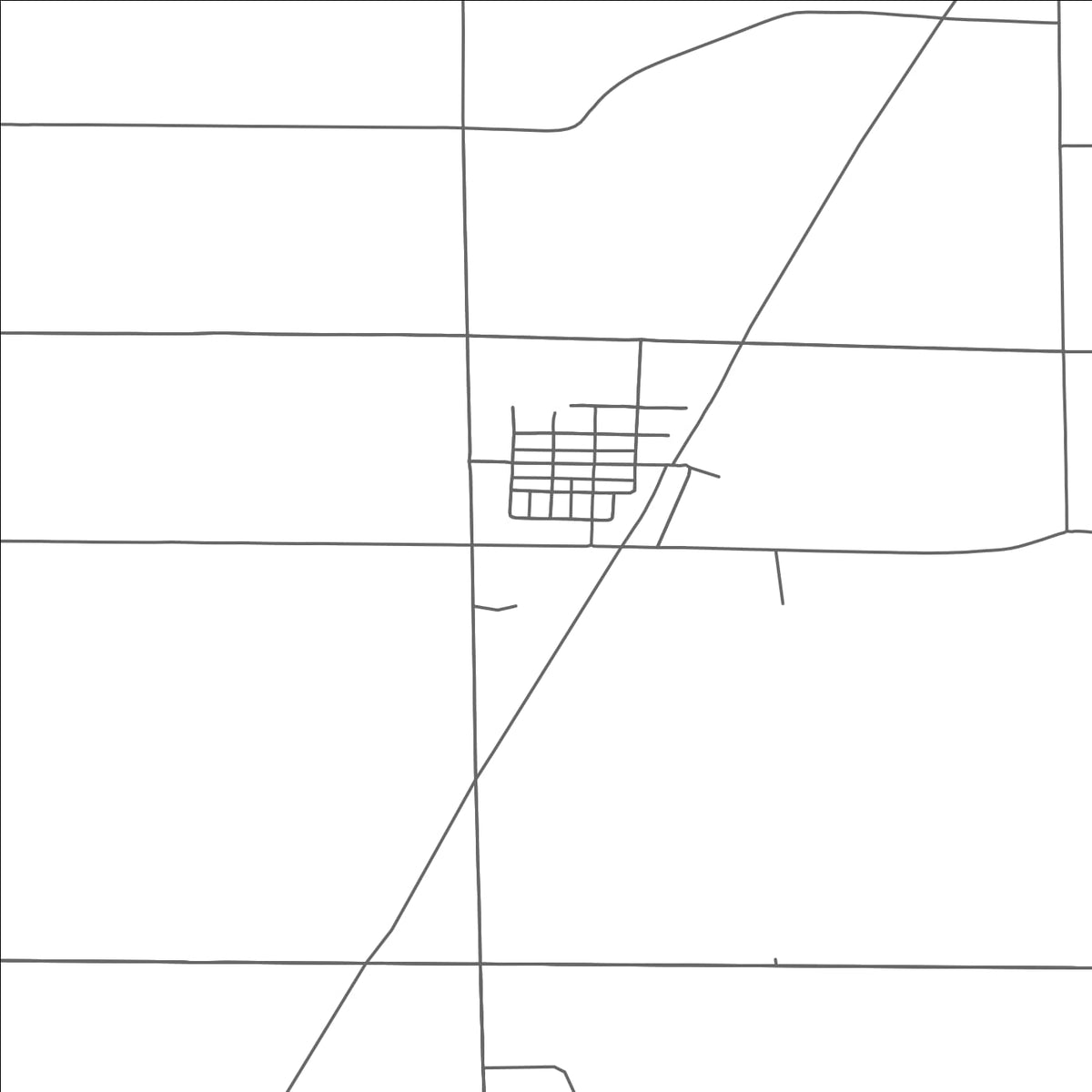 ROAD MAP OF BOWLUS, MINNESOTA BY MAPBAKES