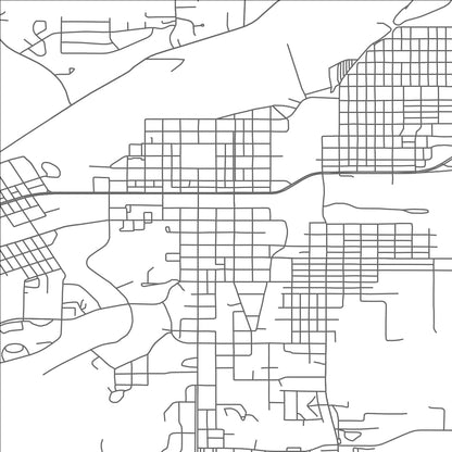 ROAD MAP OF BRAINERD, MINNESOTA BY MAPBAKES
