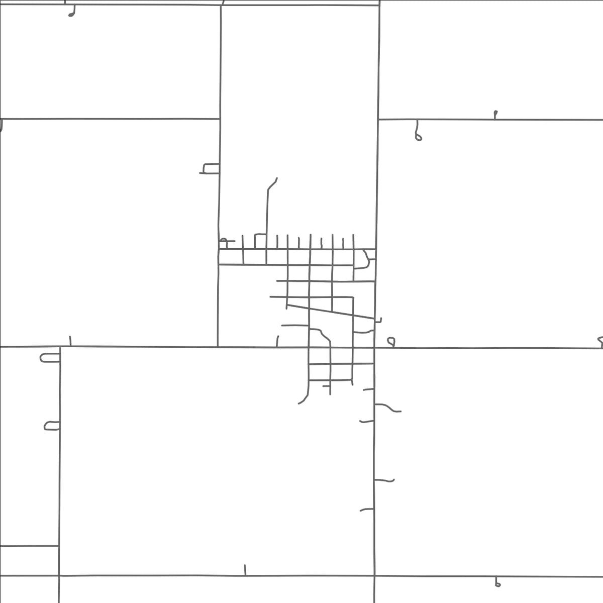 ROAD MAP OF BRICELYN, MINNESOTA BY MAPBAKES