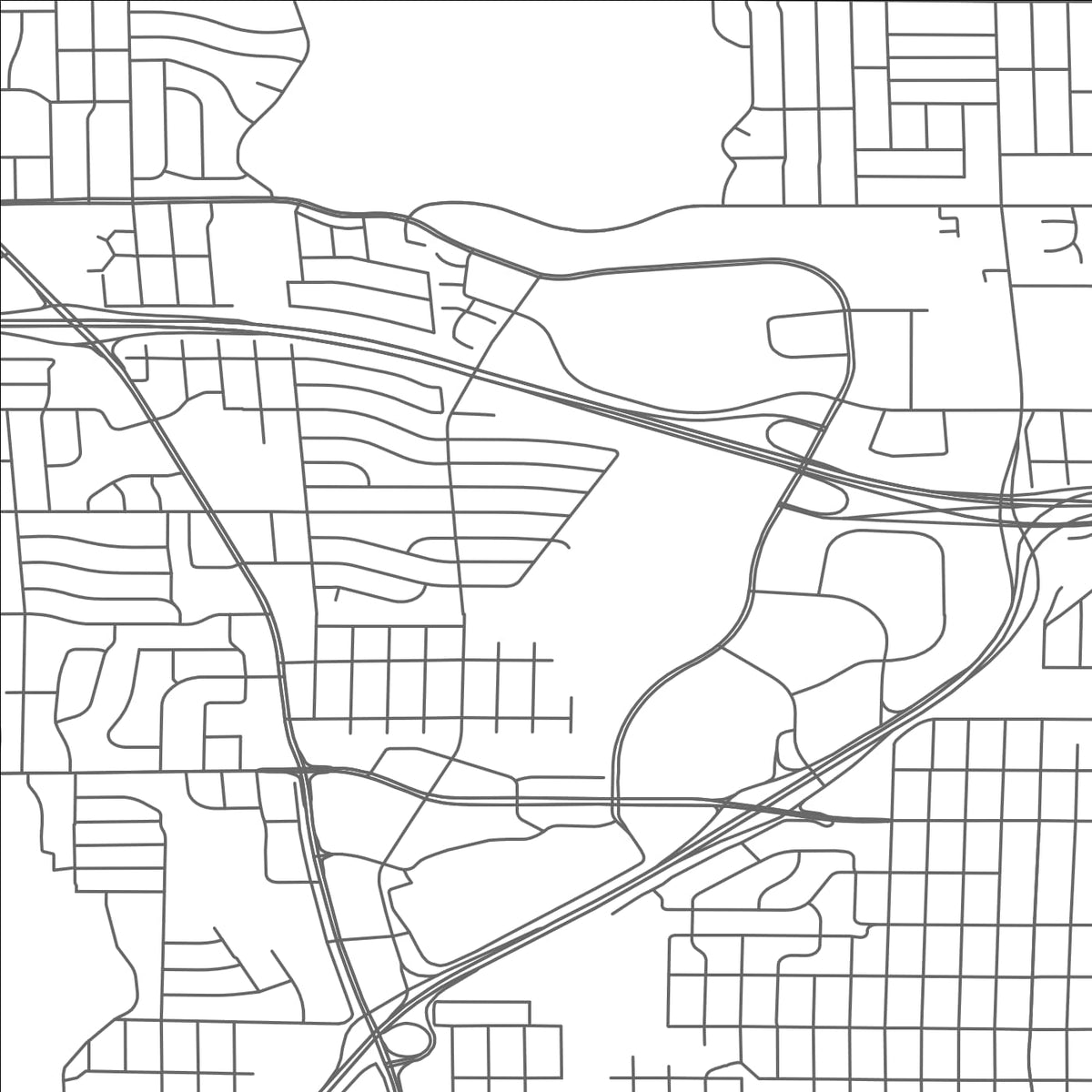 ROAD MAP OF BROOKLYN CENTER, MINNESOTA BY MAPBAKES