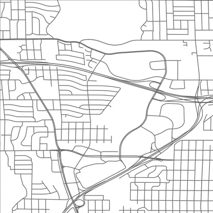ROAD MAP OF BROOKLYN CENTER, MINNESOTA BY MAPBAKES