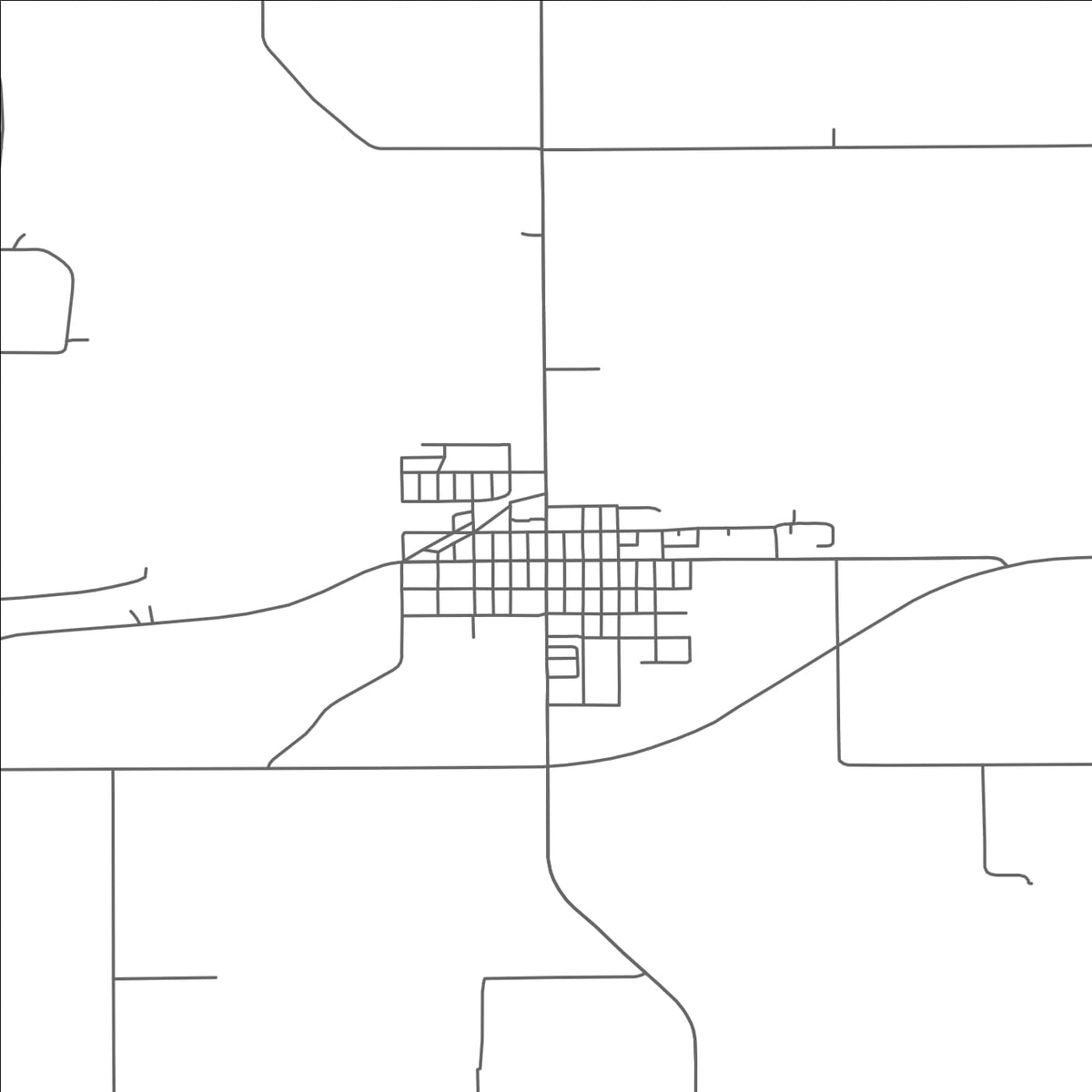 ROAD MAP OF BROWNTON, MINNESOTA BY MAPBAKES