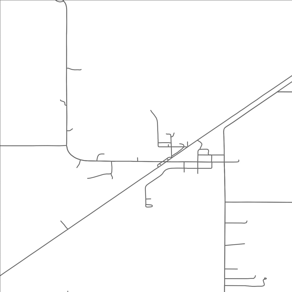 ROAD MAP OF BRUNO, MINNESOTA BY MAPBAKES