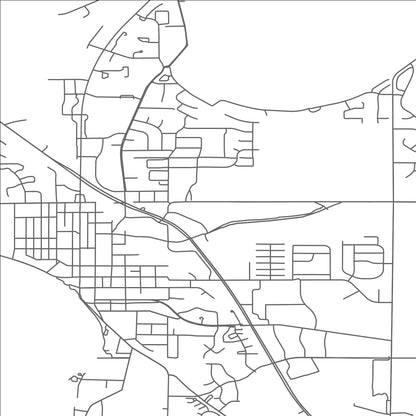 ROAD MAP OF BUFFALO LAKE, MINNESOTA BY MAPBAKES