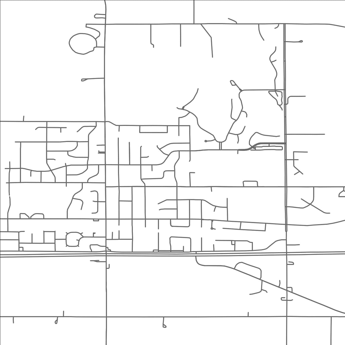 ROAD MAP OF BYRON, MINNESOTA BY MAPBAKES