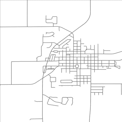 ROAD MAP OF CALEDONIA, MINNESOTA BY MAPBAKES