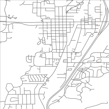 ROAD MAP OF CAMBRIDGE, MINNESOTA BY MAPBAKES