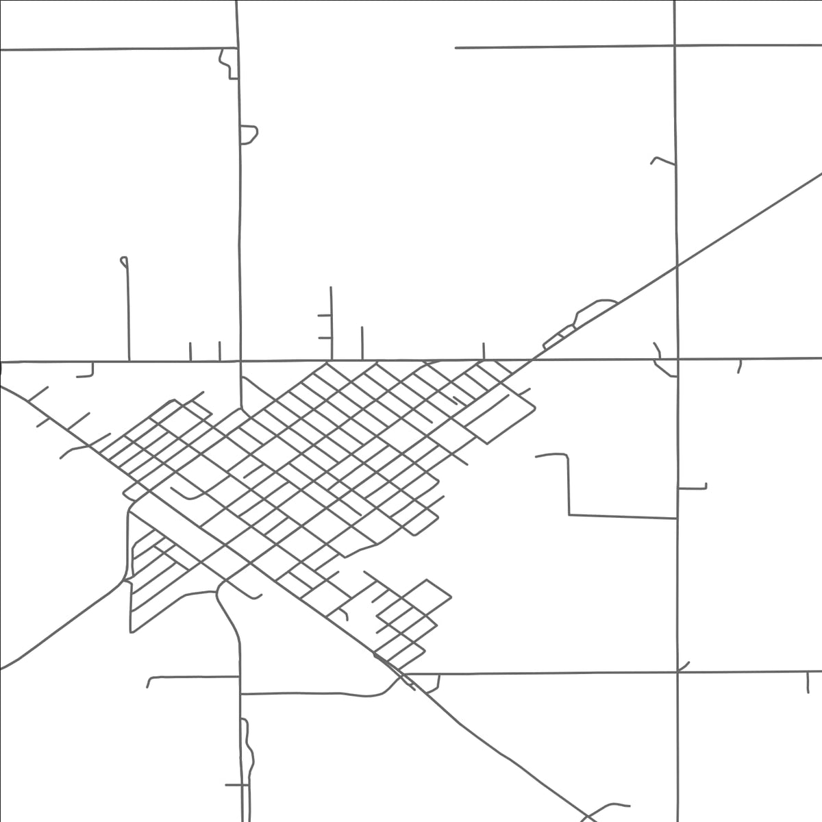 ROAD MAP OF CANBY, MINNESOTA BY MAPBAKES