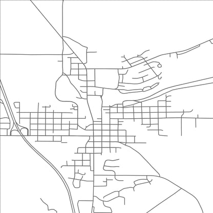ROAD MAP OF CANNON FALLS, MINNESOTA BY MAPBAKES