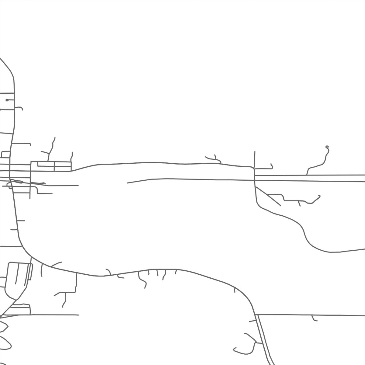 ROAD MAP OF CARLTON, MINNESOTA BY MAPBAKES