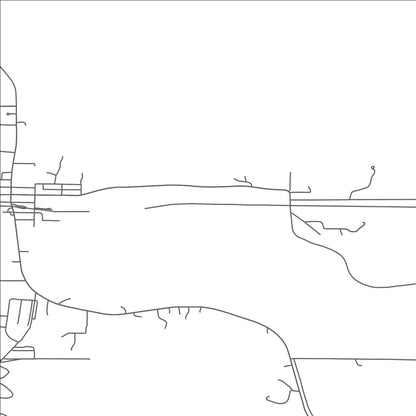 ROAD MAP OF CARLTON, MINNESOTA BY MAPBAKES
